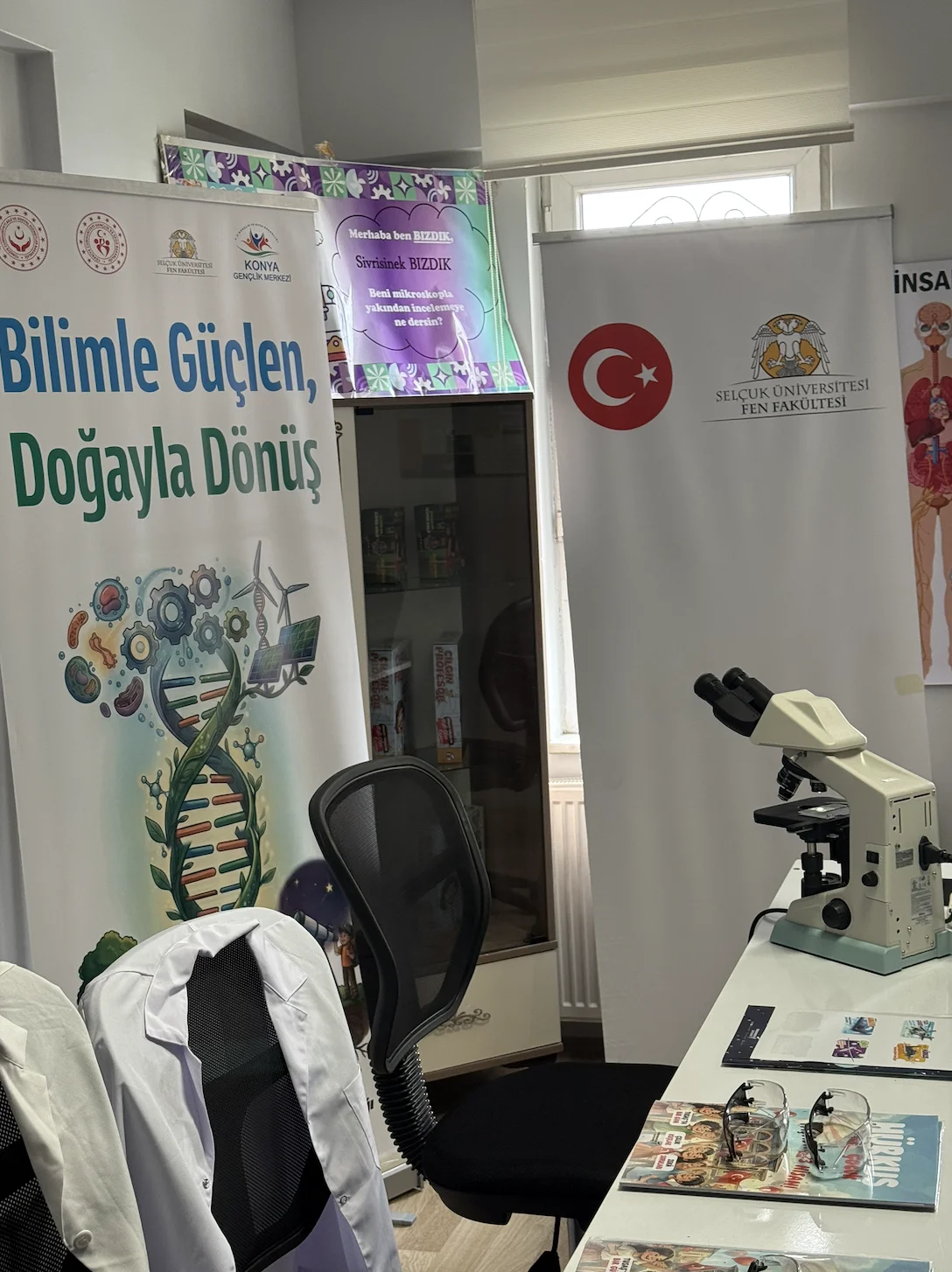 Fen Fakültesi olarak, çocuklarımızın bilimle buluştuğu her projede yer almaktan mutluluk duyuyoruz.